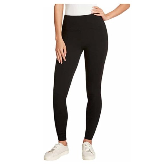 NWoT Max & Mia Womens High Waist French Terry Legging Black Size S $60 9C037 - Picture 1 of 4
